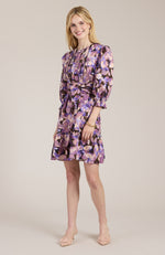 Penny Violet Floral Dress - Violet Floral