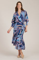 Jules Silk Paisley Dress - Paisley