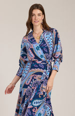 Jules Silk Paisley Dress - Paisley