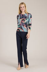 Julianne Cotton Cashmere Sweater - Paisley