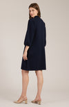 Sherri Cotton Cashmere Dress - Navy