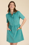 Mitzi Corduroy Dress - Deep Lake