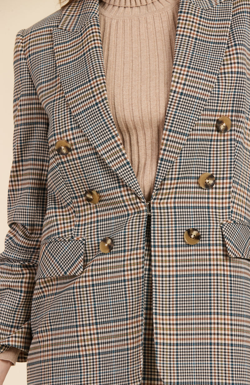 Blair Buckingham Plaid Blazer - Buckingham Plaid