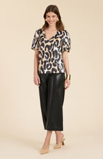 Claire Faux Suede Animal Top - Big Animal