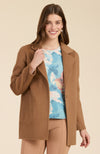 Shannon Solid Top Coat - Camel