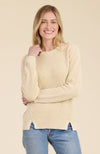 Mineral Wash Crew Neck Sweater - Blonde