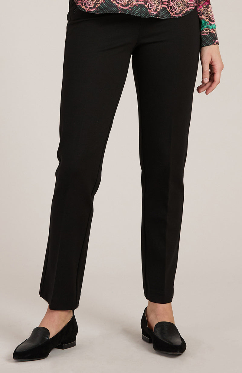 Maddie Ponte Pant - Black