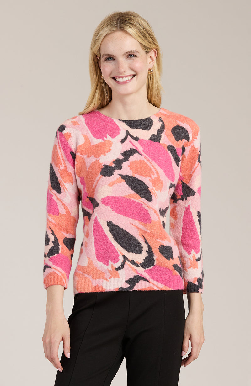 Pink Splash Sweater - Coco Pink