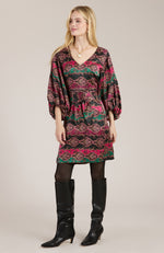 Val Animal Paisley Dress - Animal Paisley