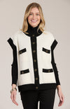 Cashmere Blend Vest - Ivory