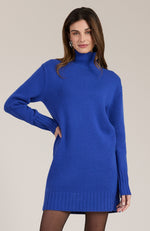 Donna Cashmere Blend Dress - Sapphire