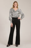 Millie Crepe High Rise Pant - Black