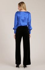 Kathy Velvet Pant - Black