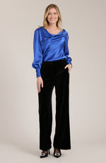 Kathy Velvet Pant - Black