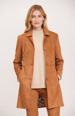 Jordan Faux Suede Jacket - Teddy Bear