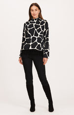 Giraffe Fringed Sweater - Giraffe