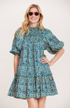 Pippa Cotton Pinwheels Dress - Multi Pinwheels