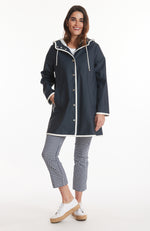 Block Island Rain Coat - Navy